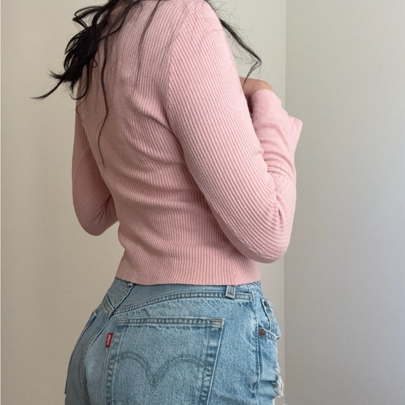 Pink Ribbed Top - Picture 2 of 4